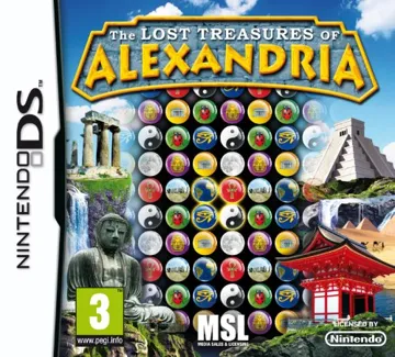 Lost Treasures of Alexandria, The (Europe) (En,Fr,De,Nl) box cover front